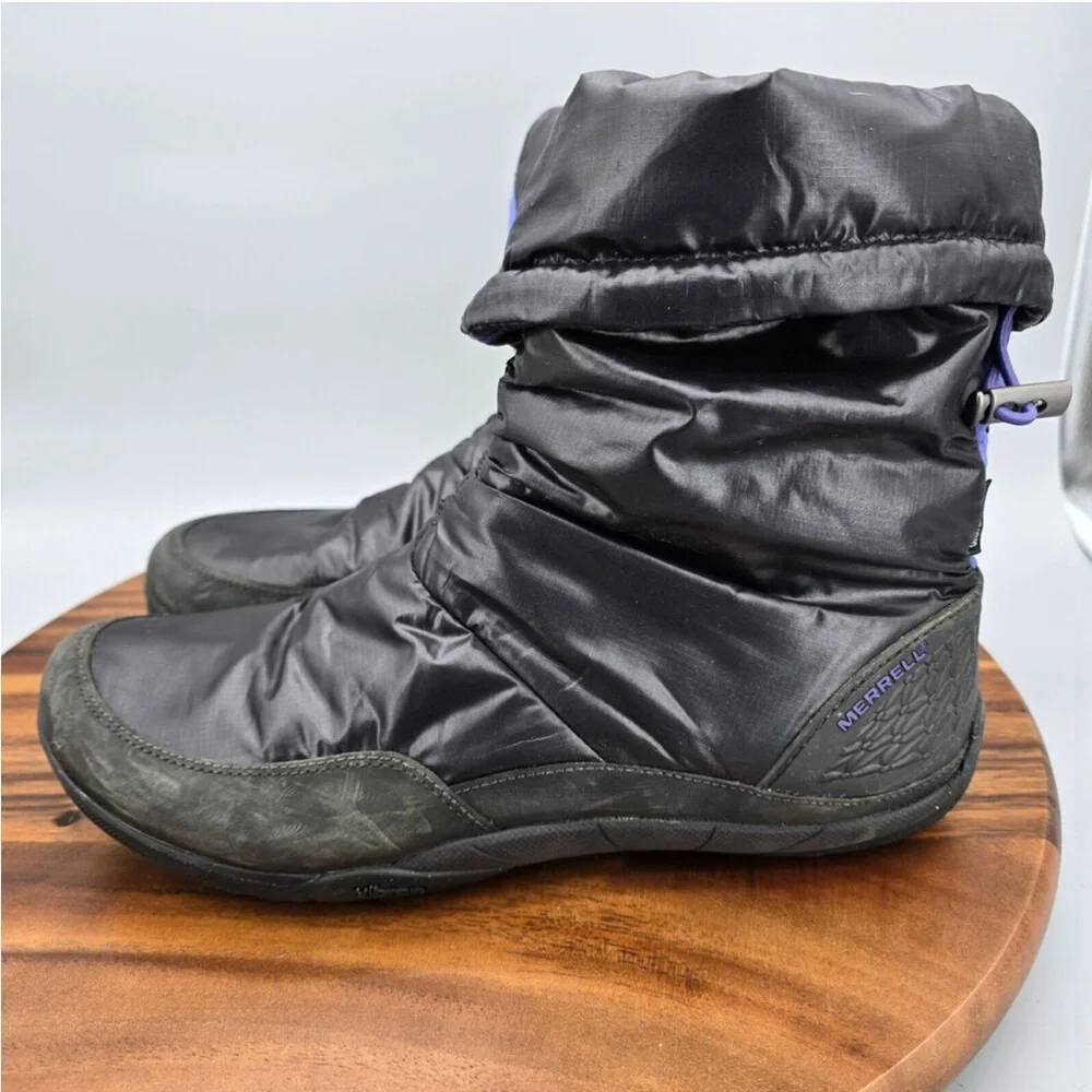 Merrell Frost Glove Winter Boots Women's 9.5 Black Barefoot Insulated - Picture 4 of 8